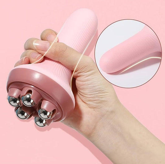 Roller Massager Body Massager Handheld Massage Ball For Muscle Back Neck Joint Foot Shoulder Leg Pain Relief | Random Color