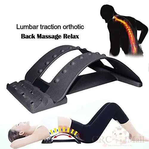 Chiropractic Magic Back Stretcher | Lumbar Massage Support | Spine Pain Relief | Posture Corrector
